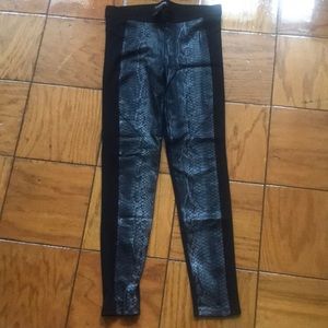 David Lerner python snake leggings size large